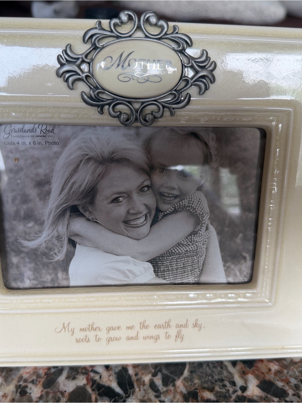 Mother Decorative Photo Frame - Cream